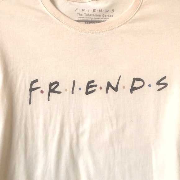Friends Yellow Oversized Long Sleeve Boyfriend Tee Size Medium - Picture 5 of 9